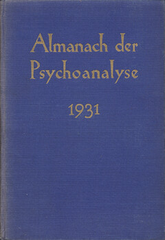 Almanach der Psychoanalyse 1931